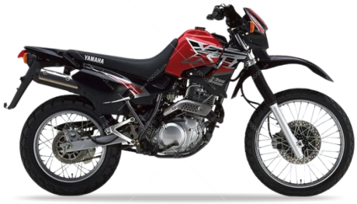 Yamaha XT 600 E 1998 1999 red fooqs naklejki motodecals stickers aftermarket αυτοκολλητα μοτοσικλέτας adesivo