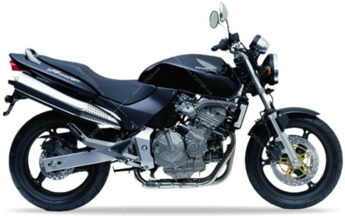 Honda CB 600 F Hornet 2002 2003 2004 black fooqs motorcycle decals aufkleber oem paint color code 2