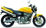 Honda CB 600 F Hornet 2002 - 2004 sárga Y163 mátrix