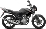 Yamaha YBR 125 2013 pegatinas negras