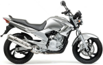Yamaha YBR 250 2007 - 2009 plata 3 S3 pegatinas