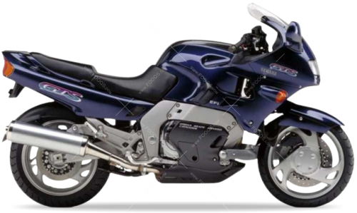 Yamaha GTS 1000 1995 1996 Dark Blue 3 fooqs naklejki stickers decals aufkleber code autocollants