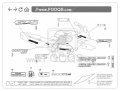 Yamaha GTS 1000 1995 1996 naklejki fooqs stickers decals aufkleber oem