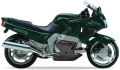 Yamaha GTS 1000 1995 1996 Dark Green 2 naklejki fooqs naklejki stickers decals aufkleber original
