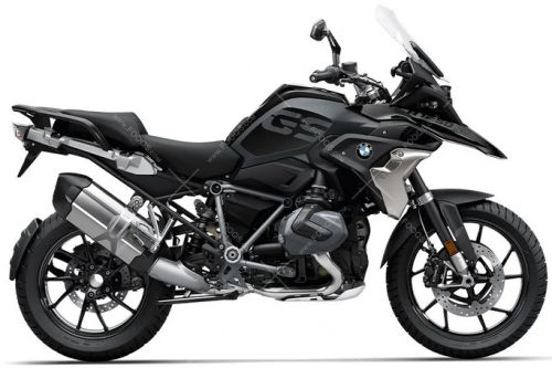 BMW R 1250 GS 2021 2022 black storm grey WN0S naklejki fooqs naklejki stickers oem decals aufkleber adesivi autocollants original nalepky