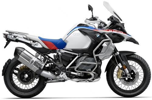 BMW R 1250 GS Adventure 2021 white blue red YN2E Rallye naklejki fooqs sticker oem