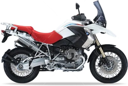 BMW R 1200 GS 2010 2011 white 30 years gs fooqs naklejki motor stickers oem parts adesivos de moto