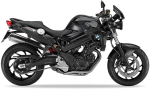 Bmw F 800 R 2012 - 2014 black naklejki