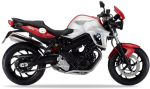 Bmw F 800 R 2012 - 2014 red white naklejki