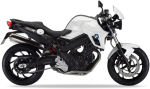 Bmw F 800 R 2012 - 2014 white black naklejki