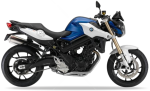 Bmw F 800 R 2015 white blue naklejki