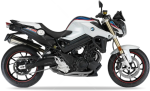 Bmw F 800 R 2017 white naklejki