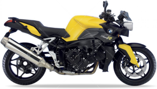 BMW K 1200 R 2005 2009 yellow fooqs stickers oem decals aufkleber adesivi matricák adhesivos autocollants original nalepky
