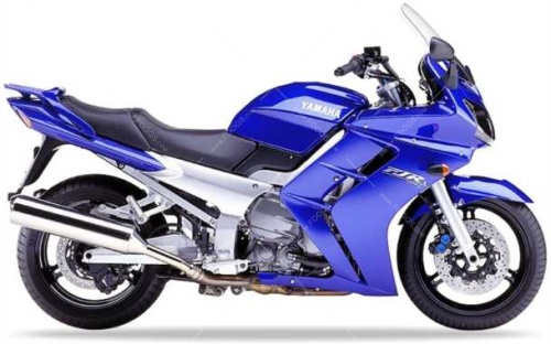 Yamaha FJR 1300 2001 2002 blue C fooqs motorcycle decals aufkleber oem autocollants adesivi naklejki nalepky adhesivos nalepky oem original
