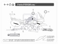 Yamaha FJR 1300 2003 2005 fooqs motorcycle decals aufkleber adesivos autocollant oem autocollants adesivi naklejki nalepky adhesivos nalepky oem original