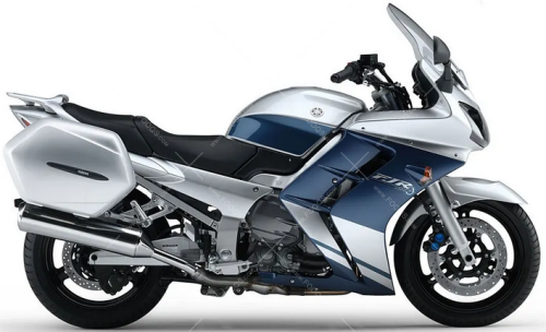 Yamaha FJR 1300 2005 silver navy blue fooqs motorcycle decals aufkleber oem autocollants adesivi naklejki nalepky adhesivos nalepky oem original