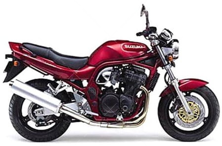 Suzuki GSF 600 N Bandit 1995 2000 dark red fooqs naklejki  motorcycle decals aufkleber