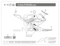 Yamaha YZF 125R 2012 2013 white 3 MWM3 fooqs naklejki stickers oem decals aufkleber adesivi autocollants original nalepky