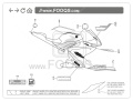 Yamaha YZF 125R 2012 blue 13 DPBM13 fooqs naklejki stickers oem decals aufkleber adesivi autocollants original nalepky