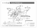Honda CBR 600RR 2005 fooqs naklejki stickers decals aufkleber oem paint parts color code adesivi adesivo