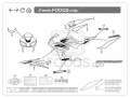Honda CBR 600RR 2007 fooqs naklejki stickers decals aufkleber oem color code adesivi adesivo