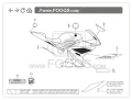 Yamaha YZF 125R 2016 matt grey 3 MNM3 fooqs naklejki stickers oem decals aufkleber adesivi autocollants original nalepky 2
