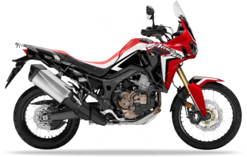 Honda CRF 1000 L Africa Twin 2016 2017 red Red R334B fooqs stickers oem decals aufkleber adesivi naklejki adhesivos autocollants original nalepky