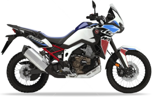 Honda CRF 1100 Africa Twin 2022 white NHB53H tricolor fooqs stickers aufkleber naklejki autocollants nalepky