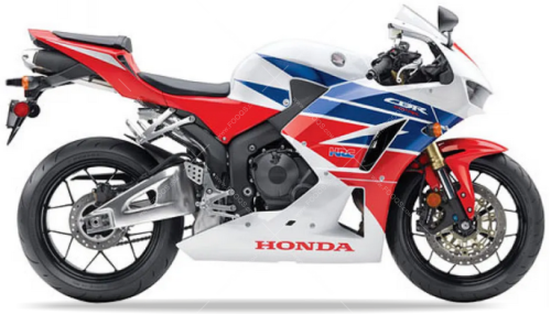 Honda CBR 600RR HRC 2013 White NH196 fooqs naklejki stickers decals aufkleber oem paint parts color code adesivi adesivo autocollants