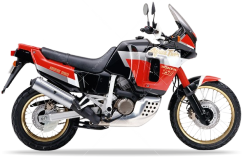 Honda XRV 750 Africa Twin 1990 1991 black NH1K fooqs stickers aufkleber naklejki autocollants nalepky