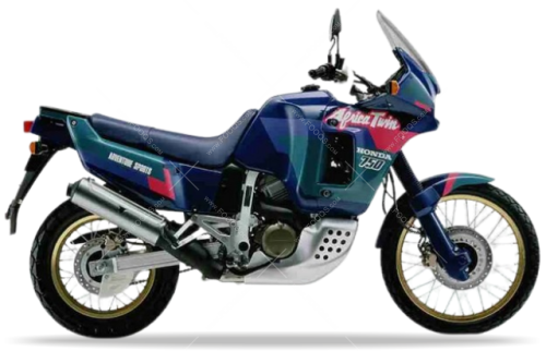 Honda XRV 750 Africa Twin 1990 1991 blue PB182G fooqs stickers aufkleber naklejki autocollants nalepky