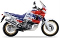 Honda XRV 750 Africa Twin 1994 white NH138H fooqs stickers aufkleber naklejki autocollants nalepky