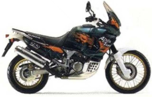 Honda XRV 750 Africa Twin 1993 1995 green G142G fooqs stickers aufkleber naklejki autocollants nalepky