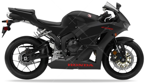 Honda CBR 600RR 2015 2016 Mat Black NH436 fooqs naklejki stickers decals aufkleber oem paint parts color code adesivi adesivo autocollants