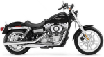 Harley Davidson Dyna Super Glide 2006-2007 negro pegatinas