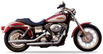 Harley Davidson Dyna Super Glide 2005 rojo pegatinas
