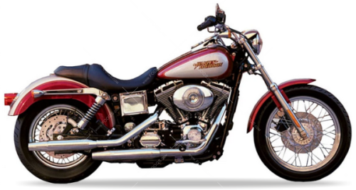 Harley Davidson Dyna Super Glide 2005 red fooqs stickers aufkleber naklejki autocollants adesivi