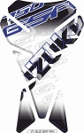 Tankpad-Aufkleber V1 SUZUKI GSR 750 weiss