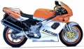 Laverda 750 S sport formula 1998 silver orange fooqs motorcycle decals aufkleber