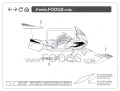 BMW K 1600 GT 2016 cosmic blue black storm WN0N fooqs stickers oem decals aufkleber adesivi matricák adhesivos