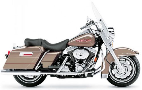 Harley Davidson Road King 2004 golden fooqs stickers aufkleber naklejki autocollants adesivi nalepky motorstickers