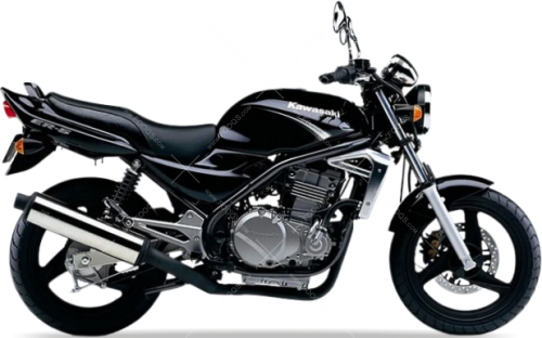 Kawasaki ER 5 2003 2004 Black 218 fooqs naklejki stickers decals aufkleber oem paint parts color code adesivi adesivo autocollants