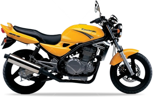 Kawasaki ER 5 2003 2004 Yellow 1B fooqs naklejki stickers decals aufkleber oem paint parts color code adesivi adesivo autocollants