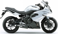 Kawasaki ER 6F 2010 White 25Y fooqs naklejki stickers decals aufkleber oem paint parts color code adesivi adesivo autocollants