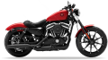 Harley Davidson Sportster Iron 883 2018 2020 red fooqs stickers aufkleber naklejki autocollants motorstickers