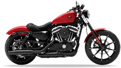 Harley Davidson Sportster Iron 883 2018 2020 red fooqs stickers aufkleber naklejki autocollants motorstickers