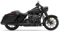 Harley Davidson Road King 2017 black transparent fooqs naklejki motorcycle decals aufkleber