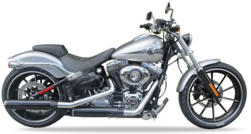 Harley Davidson Softail Breakout FXSB 2014 silver fooqs stickers aufkleber naklejki autocollants adesivi motorstickers