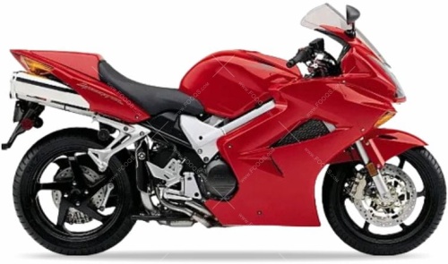 Honda VFR Interceptor 2002 2007 red R157 fooqs naklejki stickers decals aufkleber oem adesivos de moto autocolante
