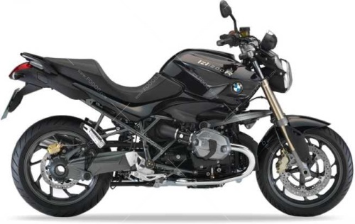 BMW R 1200 R 2007 2012 black gold fooqs naklejki stickers decals aufkleber oem naklejki oem oryginalne